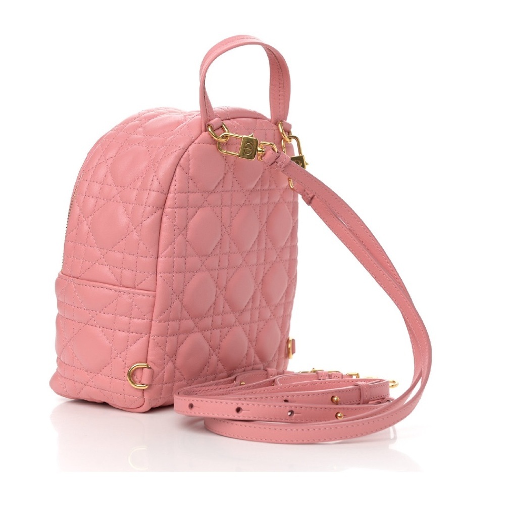 Dior Blush Small Quilted Backpack with box and Dust Bag - Picture 3 of 12